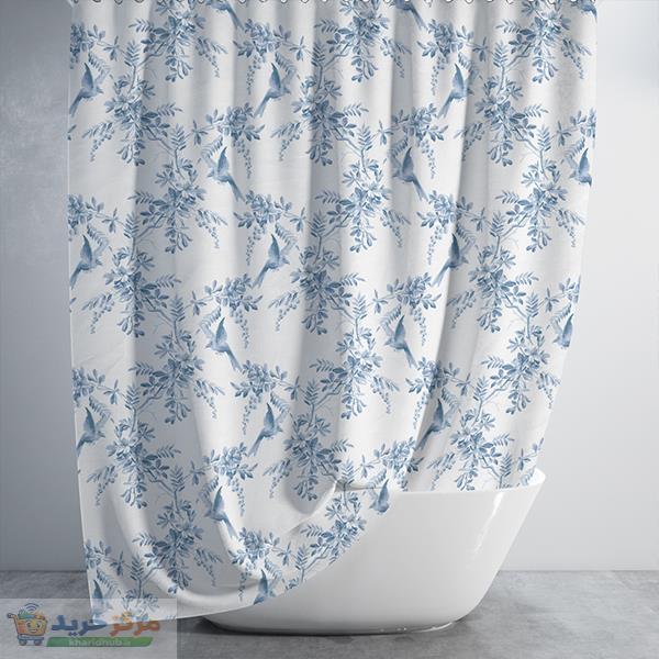 پرده حمام دلفین مدل 4236 سایز 180x200 سانتی متر