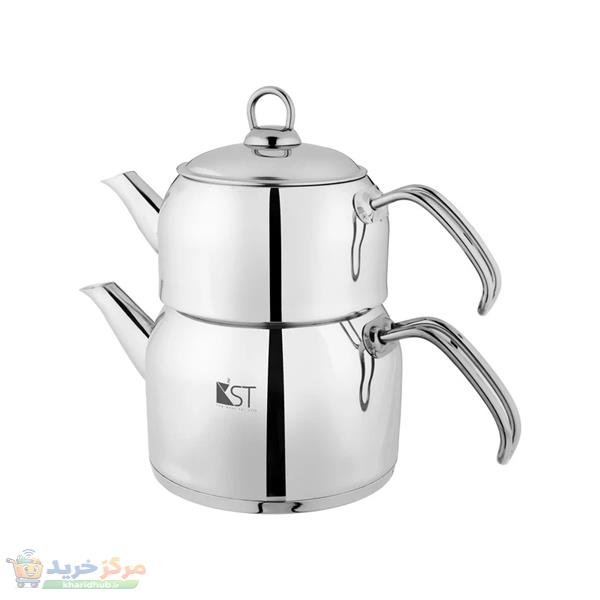 کتری و قوری کی اس تی مدل A-1060 گنجایش کتری 2 لیتر گنجایش قوری 1.2 لیتر